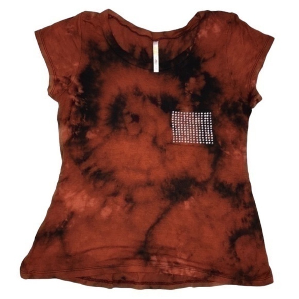 Custom Bleached OCASION Bling Top - Picture 2 of 7
